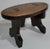 Folk Art 18Thc Original Painted & Mortised Walnut Bench / Foot Stool From Pennsylvania For Sale - Image 3 of 5