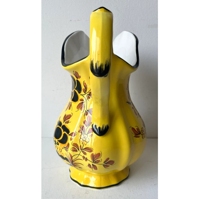 Vintage Este Ceramiche Italian Ceramic Pitcher For Sale In New York - Image 6 of 9