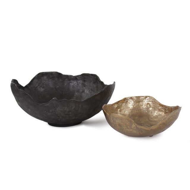 2020s Rough Wash Grey Round Large Bowl For Sale - Image 5 of 10