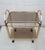 Vintage Gilded Aluminium Kaymet Bar Cart Trolley, 1970s, in Very Good conditions. Designed 1970 to 1979 This piece has an...