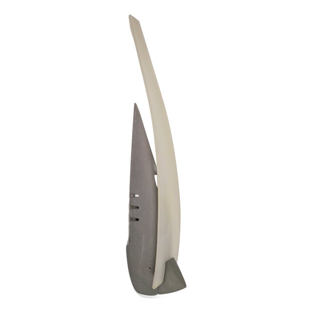 Zebulon Wall Lamp attributed to Studio Zebulon for Maison Lucien Gau Paris 80, 1980s For Sale