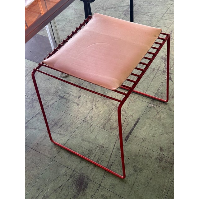 Metal Model 554 Stools from Atelier A, 1970s, Set of 4 For Sale - Image 7 of 8