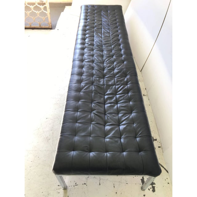 Metropolitan 1970s Chrome "Museum" Bench for Metropolitan For Sale - Image 4 of 11