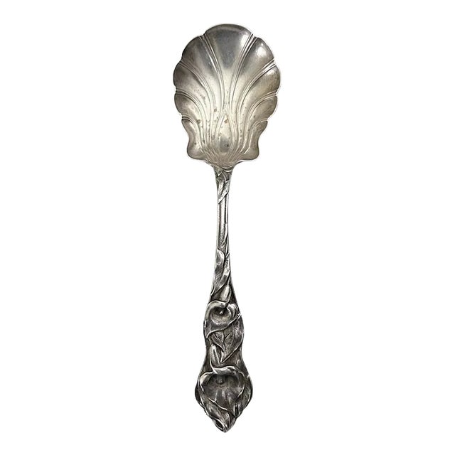 Early 1900s Watson Sterling Silver Jam Spoon For Sale