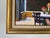 Coffee Vintage Figurative Still Life Interior Scene Oil on Canvas Board Panel Painting by Florence Zevich, Framed For Sale - Image 8 of 11