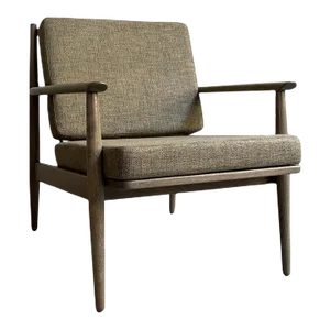 1960s Mid-Century Modern Ash Lounge Chair by Viko Baumritter
