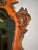 19th Century Rococo Italian Venetian Orange Gold Gilt Carved Wood Mirror For Sale - Image 6 of 12