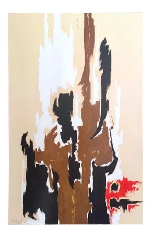 1944 Clyfford Still Abstract Expressionist Exhibition Poster Lithograph - "Ph - 23"