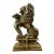 1980s Brass Lion Doorstop For Sale
