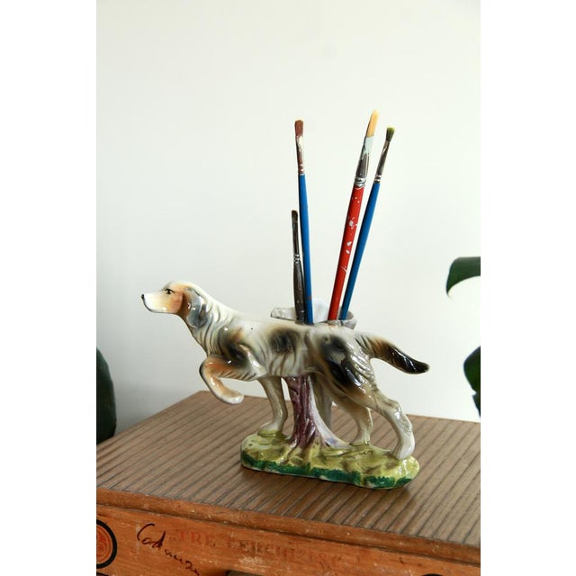 Mid-Century Modern Middle Century Segugio Ceramic Setter Vase, Italy, 1950s For Sale - Image 3 of 8