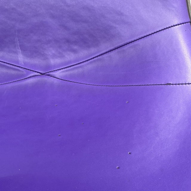 Purple 1970s Set of 2 Herman Miller Eames DSX Dining Chairs With H Base Purple For Sale - Image 8 of 11