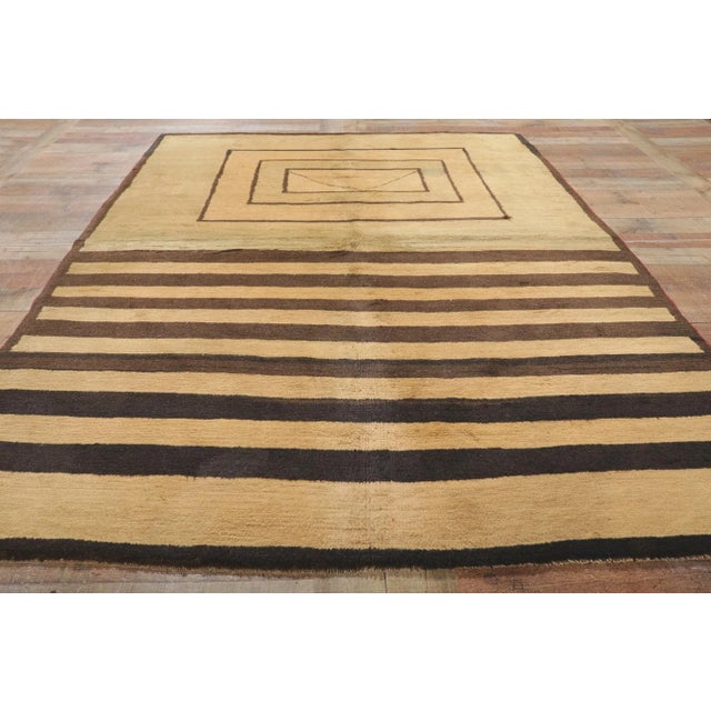 Vintage Midcentury Modern Turkish Rug - 05'03 X 07'11 For Sale - Image 9 of 10