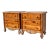 Late 20th Century Rustic Pine Three Drawer Bedside Chests Nightstands For Sale