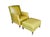 2000 - 2009 Vintage Cr Laine Olive Green Leather Lounge Chair & Ottoman | George Smith Style For Sale - Image 5 of 18