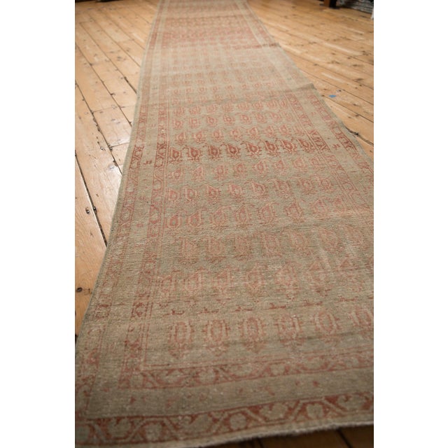 Antique Distressed Malayer Rug Runner - 3'5" x 16'5" For Sale In New York - Image 6 of 11