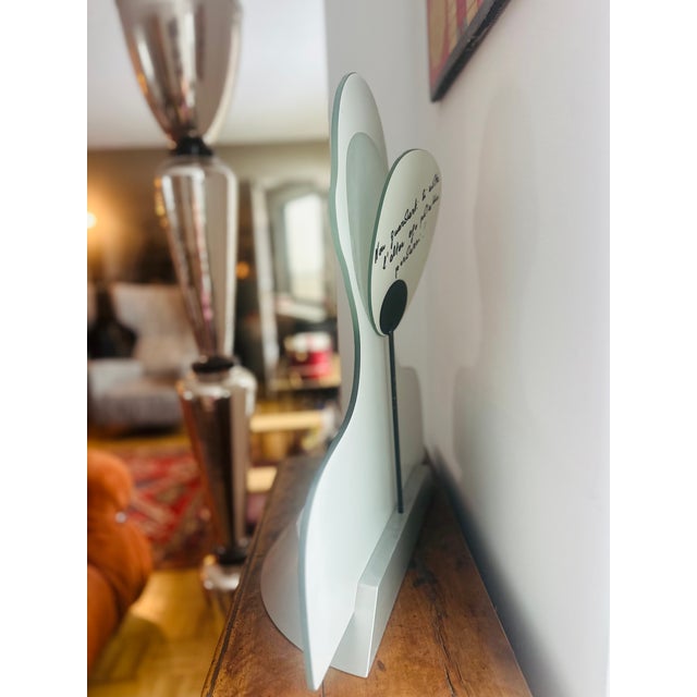 1980s Italian 1970's Table Mirror by Paola Casagrande E Francesca Dal Farra, 1983 For Sale - Image 5 of 7