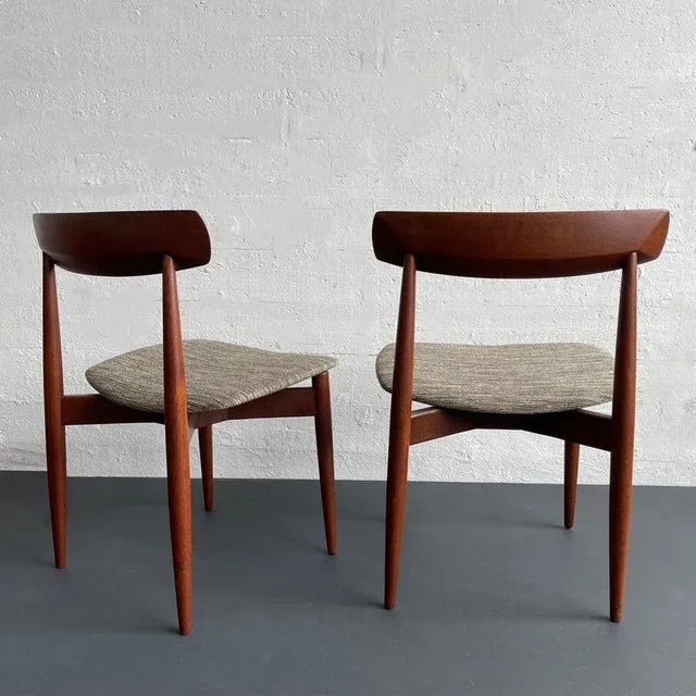 Pair of 1960s Teak Side Dining Chairs by h.w. Klein for Bramin Mobler For Sale In New York - Image 6 of 10