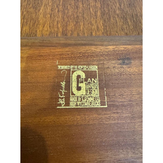 Vintage Danish Teak Dining Table by Ib Kofod-Larsen for G-Plan, 1960s For Sale - Image 13 of 18