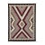 Contemporary Navajo Style Wool Area Rug With Geometric Diamond & Border Motif For Sale