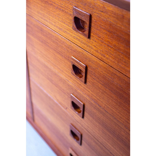 Vintage Danish Chest of Drawers in Teak by Erik Brouer, 1960s For Sale - Image 13 of 15