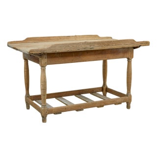 Swedish Pine Baker's Table, 1850 For Sale