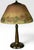 Antique Handel Reverse Painted Glass Floral Boudoir Table Lamp This exquisite, authentic antique Handel table lamp...