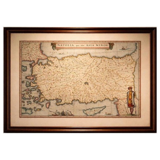 Map of Anatolia, Asia Minor and Aegean from Blaeu, 1642 For Sale - Image 11 of 11