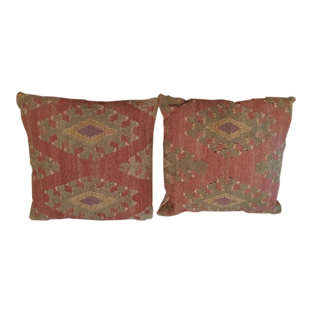 Pottery Barn Kilim Pillow Shams A Pair Chairish