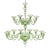 Monumental Modern Elegant "Rigadin" Murano Glass Chandelier For Sale