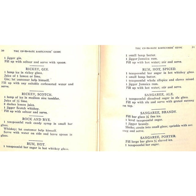 "New Bartender's Guide How to Mix Drinks "2 Books in One" 1914 Ottenheimer, I. & M. For Sale - Image 4 of 5