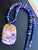 Statement Charoite and Lapis Lazuli Necklace With Sculptural Charoite Pendant a Wearable Work of Art For Sale - Image 14 of 18