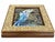 Asian Framed Ting Shao Kuang “Hunting Ages” Bookplate Print With Botanical Frame For Sale - Image 3 of 7