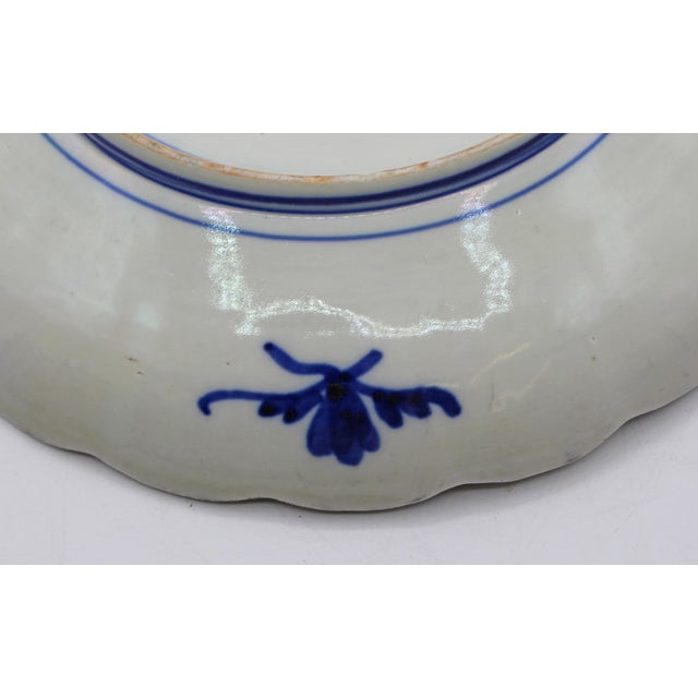 Japanese Circa 1880 Japanese Imari Chop Plate For Sale - Image 3 of 5