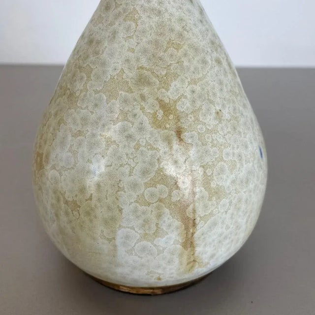 Abstract Ceramic Studio Pottery Vase from Gerhard Liebenthron, Germany, 1970s For Sale - Image 3 of 10