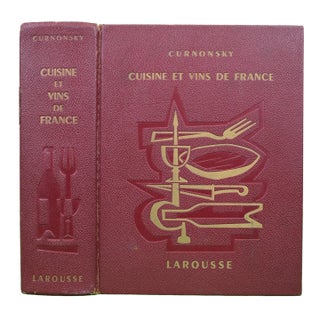"Cuisine Et Vins De France" 1953 Curnonsky For Sale