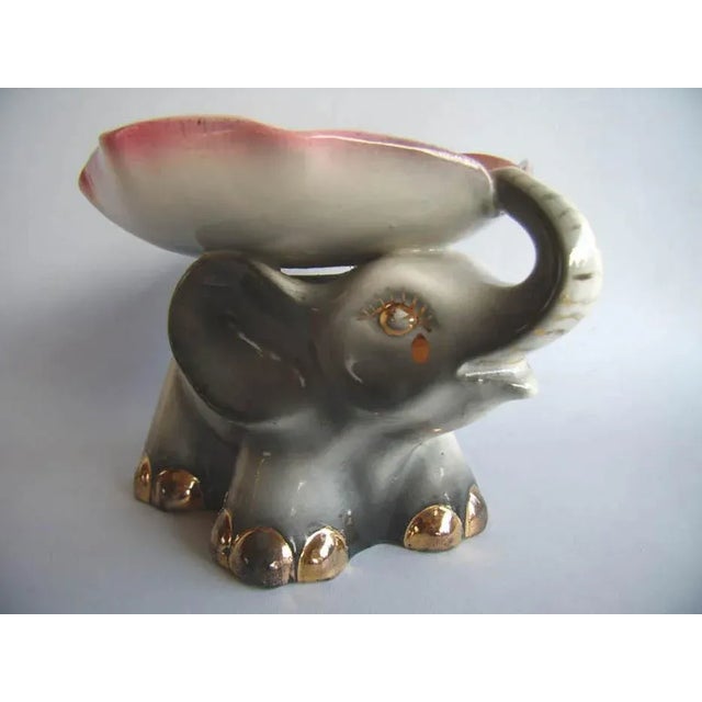 Italian Ceramic Elephant Figurine from Ceramiche Aretine, 1940s For Sale - Image 4 of 7