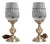 Vintage Chrome Table Lamps, 1950, Set of 2 For Sale