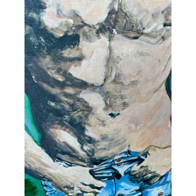 Figurative 1974 Lambert Studios “Jock” No. 803 – Hand-Painted Print For Sale - Image 3 of 12