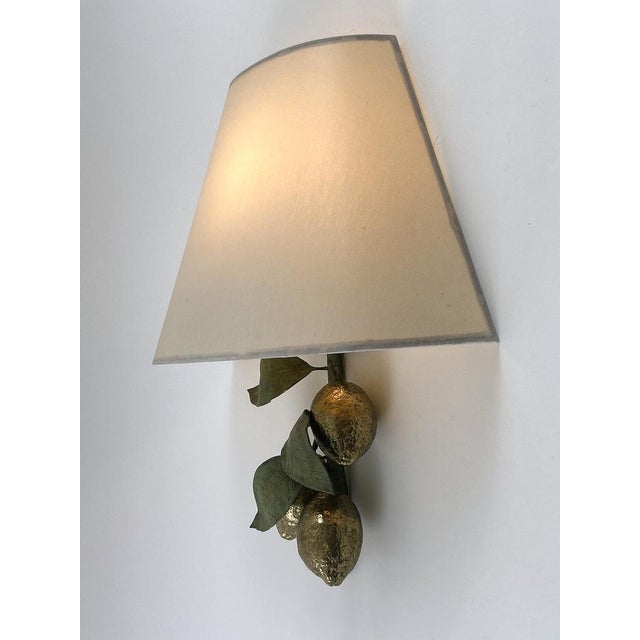 Large Mid-Century Brass Lemon Sconces by Hans Möller, 1970s, Set of 2 For Sale - Image 16 of 18
