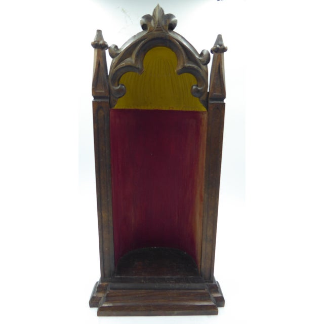 Antique Altar with Madonna, 1890s For Sale - Image 6 of 10
