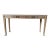 Vintage Italian Neoclassical Style Console Table With Lion Head Carvings & Greek Key Motif For Sale