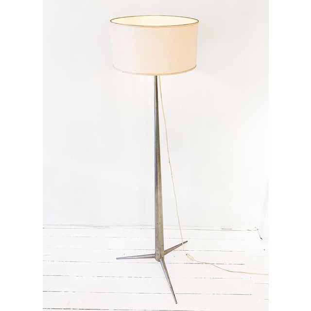 Metal Mid-Century Metal Floor Lamp attributed to Emiel Veranneman, Belgium, 1958 For Sale - Image 7 of 13
