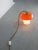 Mid-Century Modern Mid-Century Orange Glass & Brass Mushroom Table Lamp For Sale - Image 3 of 12