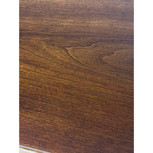 1970s Henkel Harris Virginia Galleries Solid Wild Black Cherry Jewelry Chest For Sale - Image 16 of 18