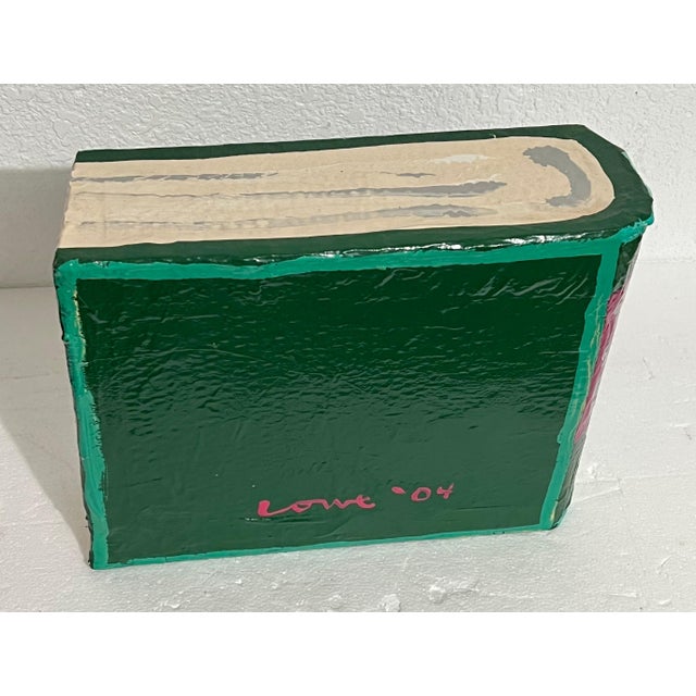 Black Jean Lowe, Book Sculpture Paper Mache Enamel Painting Jean Lowe Please Don't Eat Daisy For Sale - Image 8 of 18