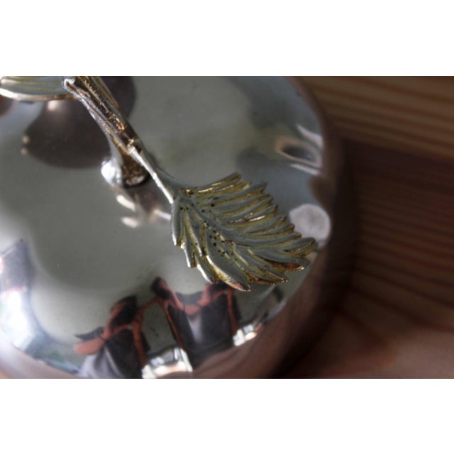 Metal Silver-Plated Metal and Brass Candy Dish, 1970 For Sale - Image 7 of 9