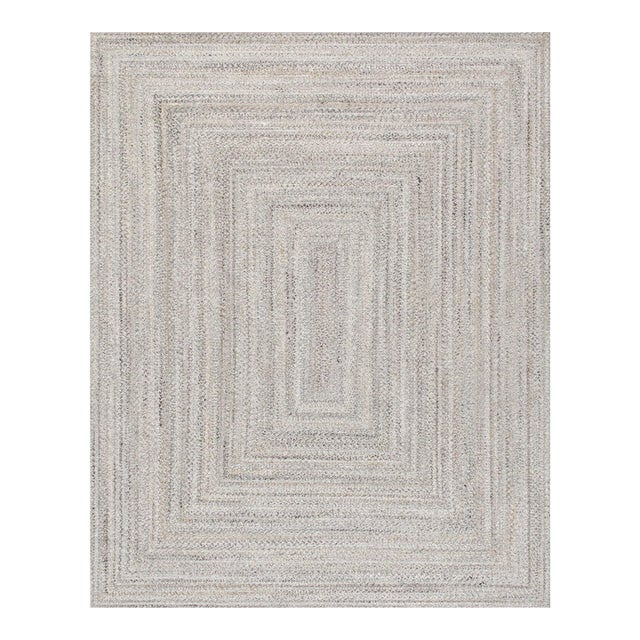 Sagres Indoor/Outdoor Grey Area Rug, 10' 0'' X 14' 0'' For Sale