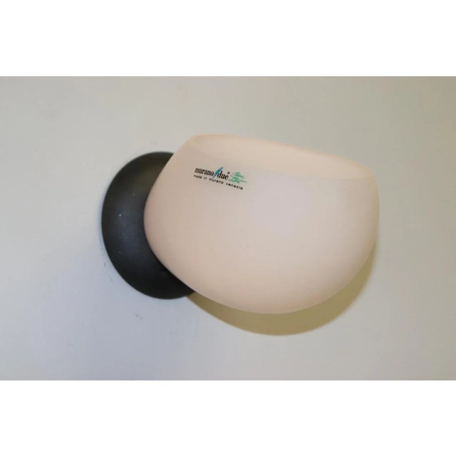 Modern Murano Rose Glass Wall Lamp For Sale In New York - Image 6 of 13