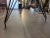 Eames Style Vintage Eiffel Tower Iron Base and Table For Sale - Image 10 of 11