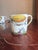 Limoges, France Mid 19th Century, Victorian Revival, Limoges France, Hot Air Balloon Demitasse Cup and Saucer - Pair For Sale - Image 4 of 11